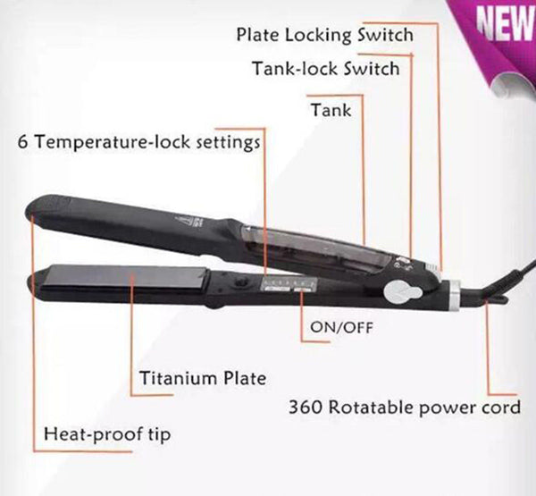 The Savage Steam Hair Straightener